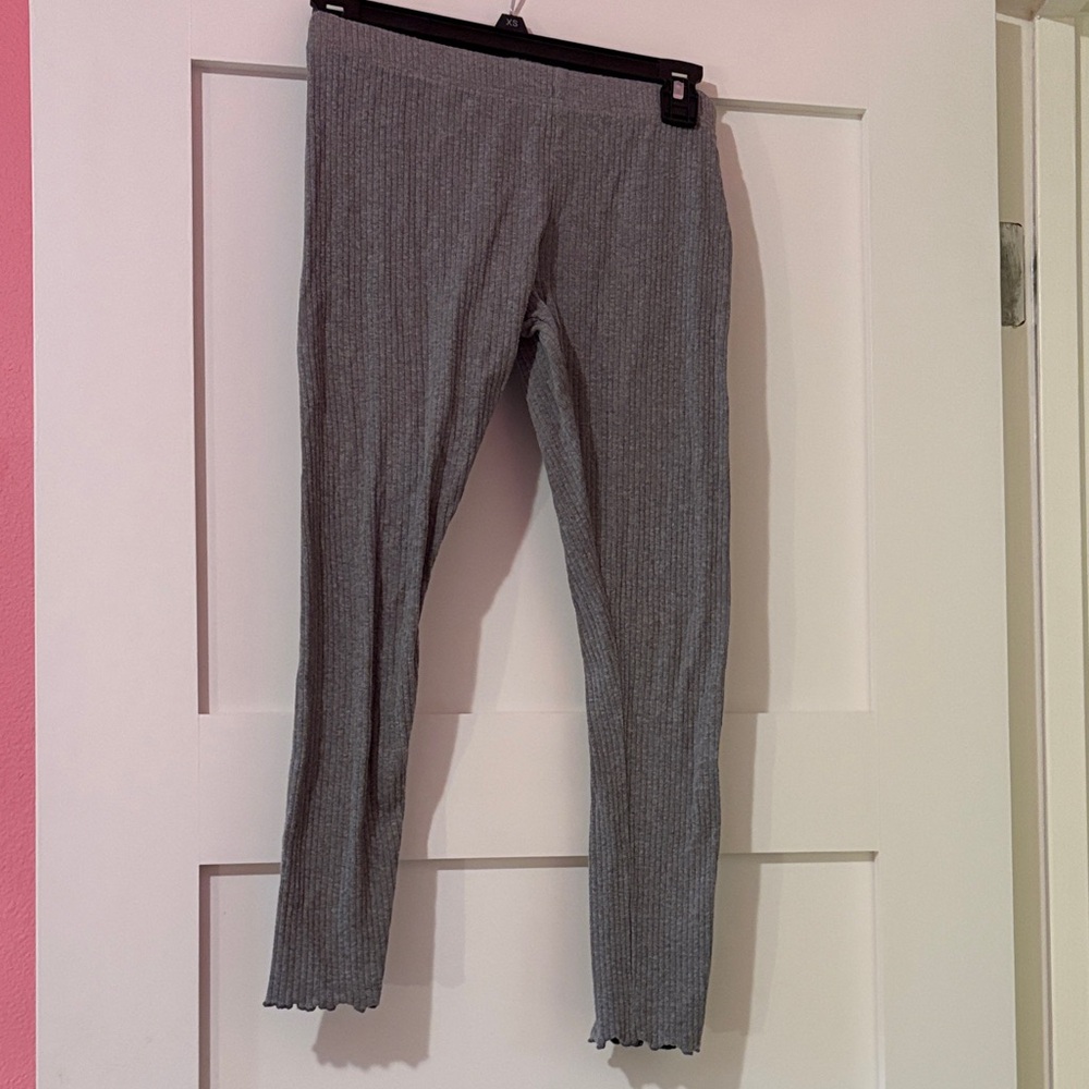 Carter's Charcoal Ribbed Kids Leggings